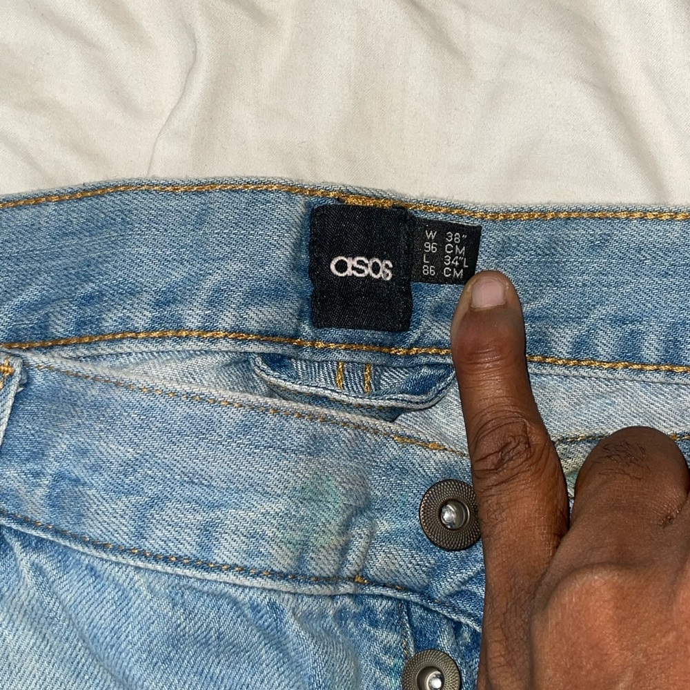 ASOS Light Blue Jeans - Picture 2 of 5